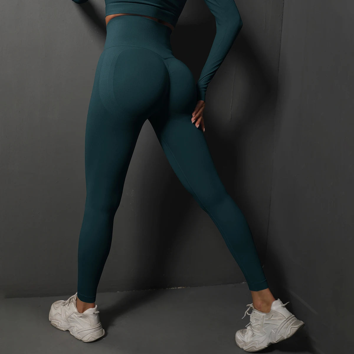 Seamless High Waist Gym Leggings – Booty Lifting Yoga Pants for Women