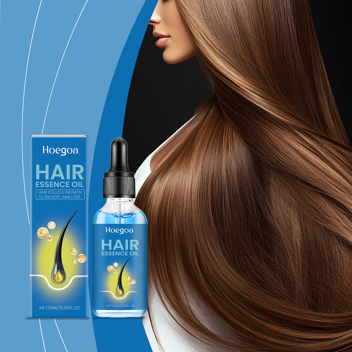 Hoegoa Hair Growth & Frizz Control Serum – Deep Moisture Treatment