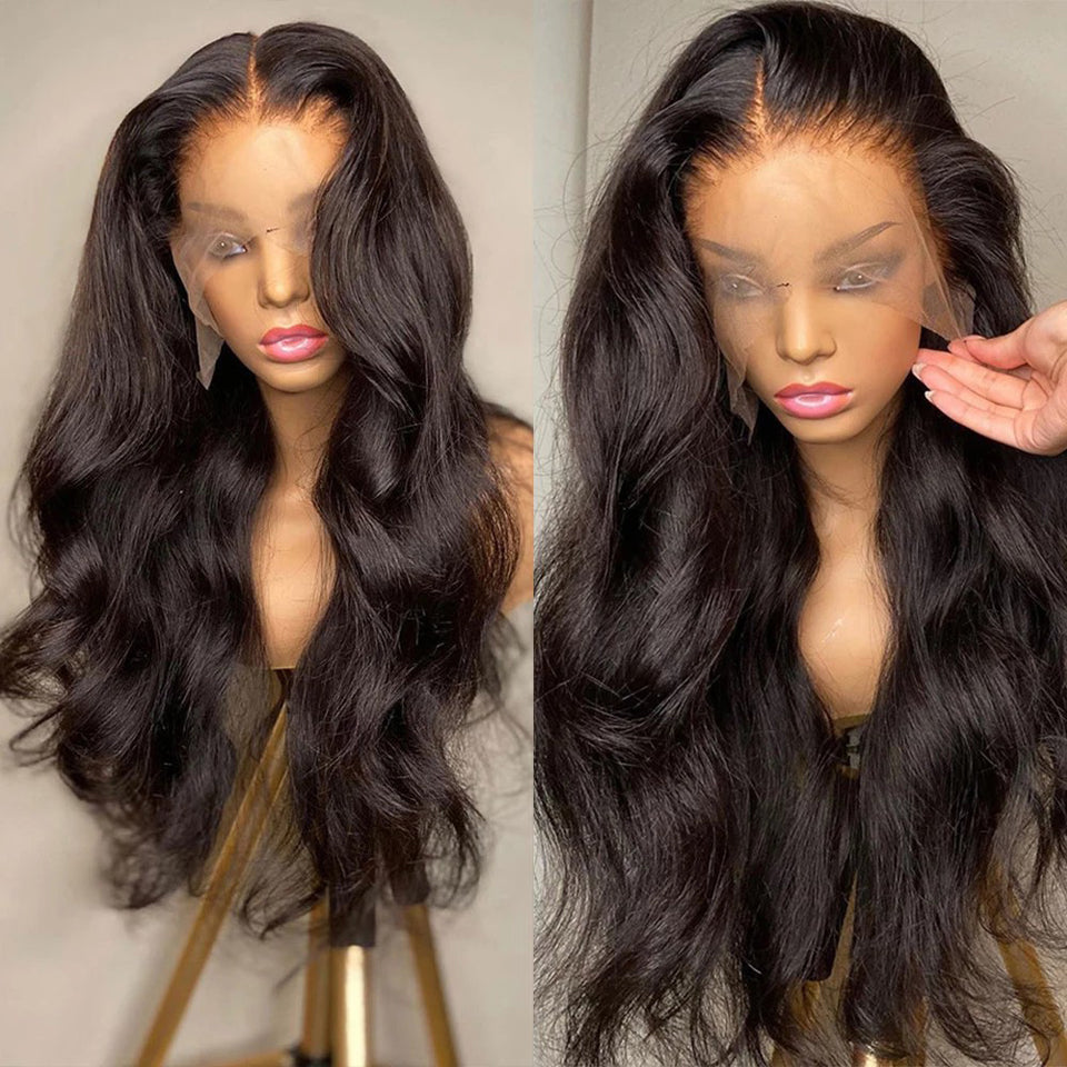 Body Wave Lace Front Wig – 100% Human Hair, Pre-Plucked