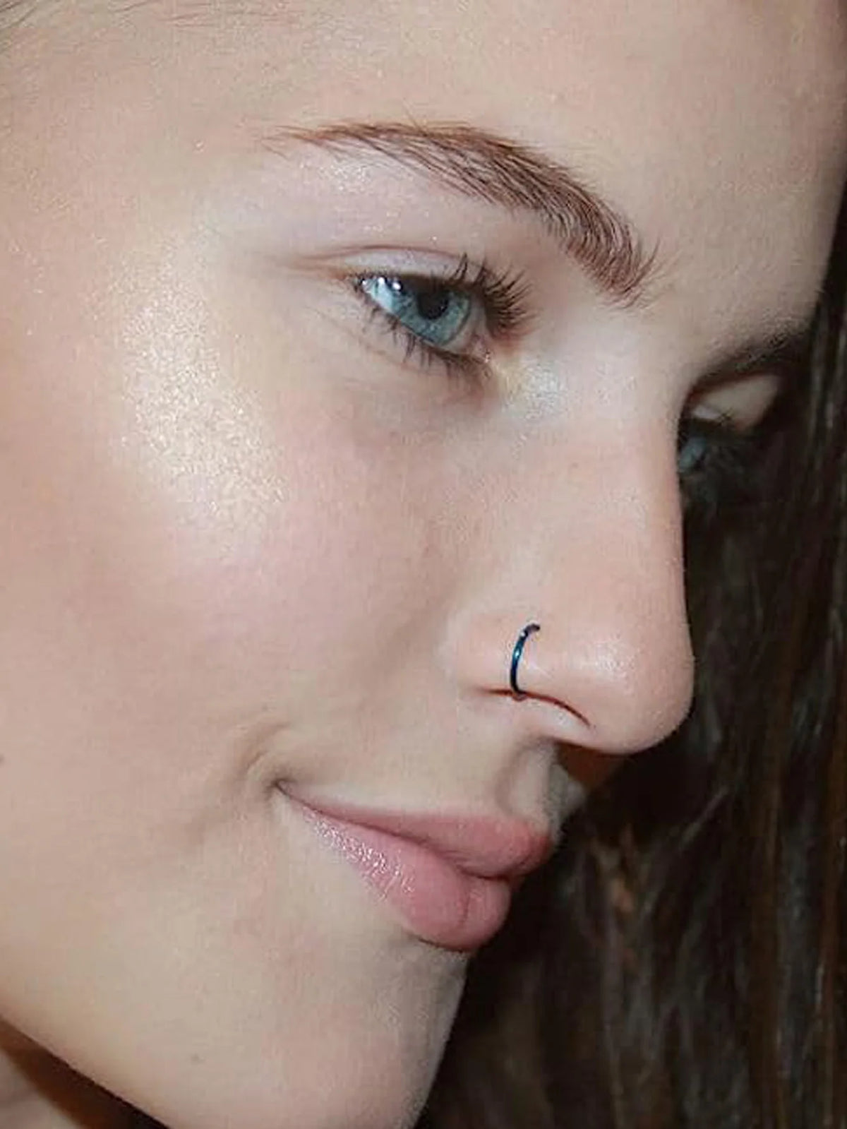 Fake Nose Ring & Body Jewelry Set – Stainless Steel Faux Piercing for Nose & Ear