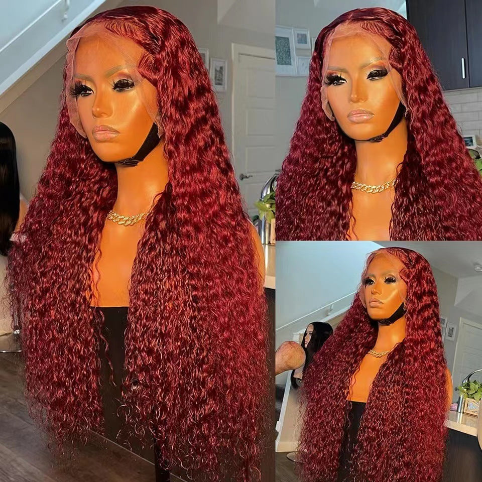 13x4 Lace Front Human Hair Wig – Full Coverage, Long Hair