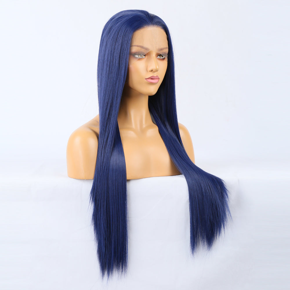 Bone Straight Lace Front Human Hair Wig – Transparent Lace, Glueless