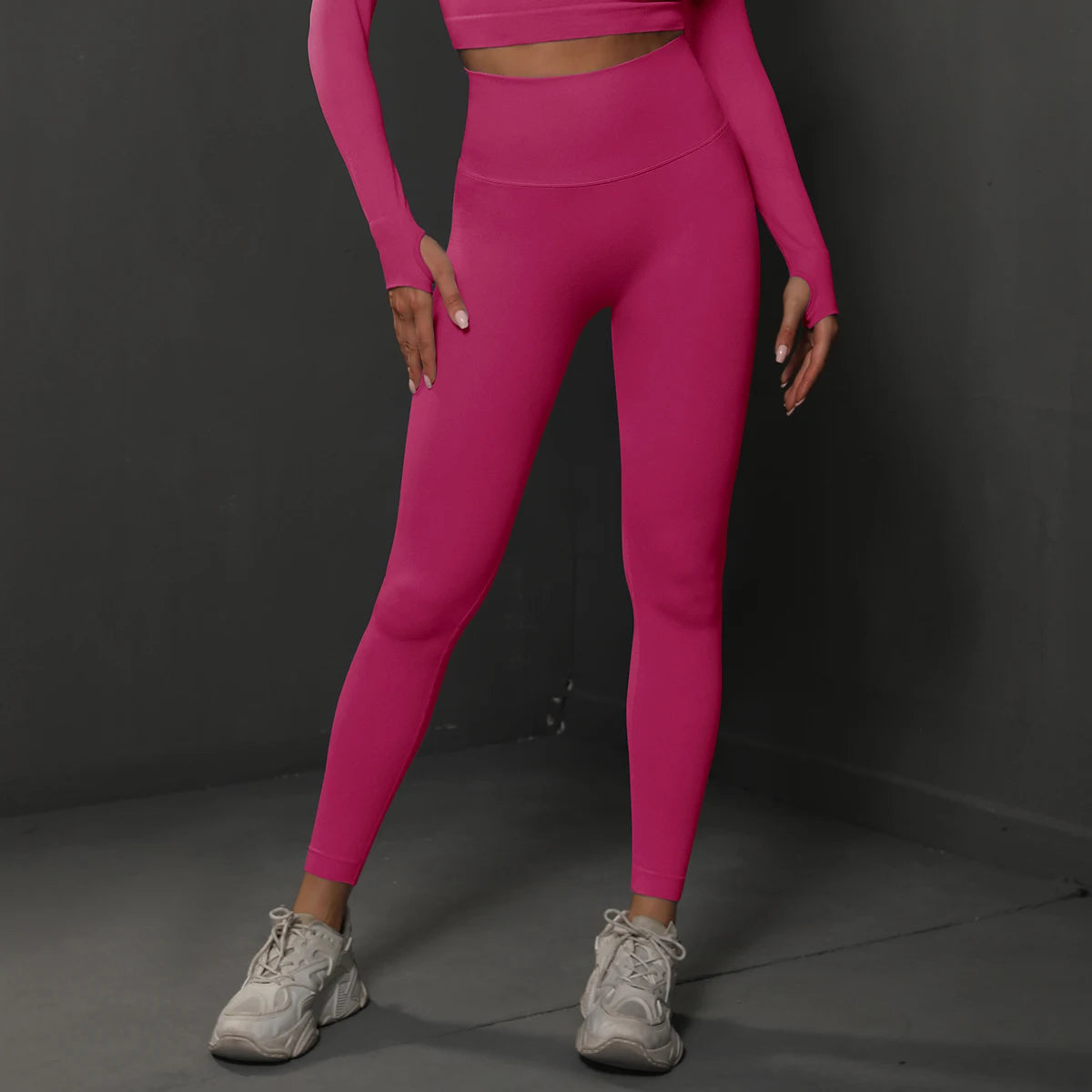 Seamless High Waist Gym Leggings – Booty Lifting Yoga Pants for Women