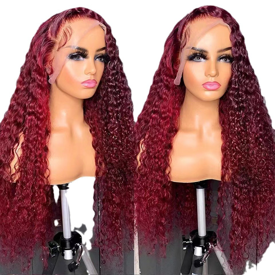 13x4 Lace Front Human Hair Wig – Full Coverage, Long Hair