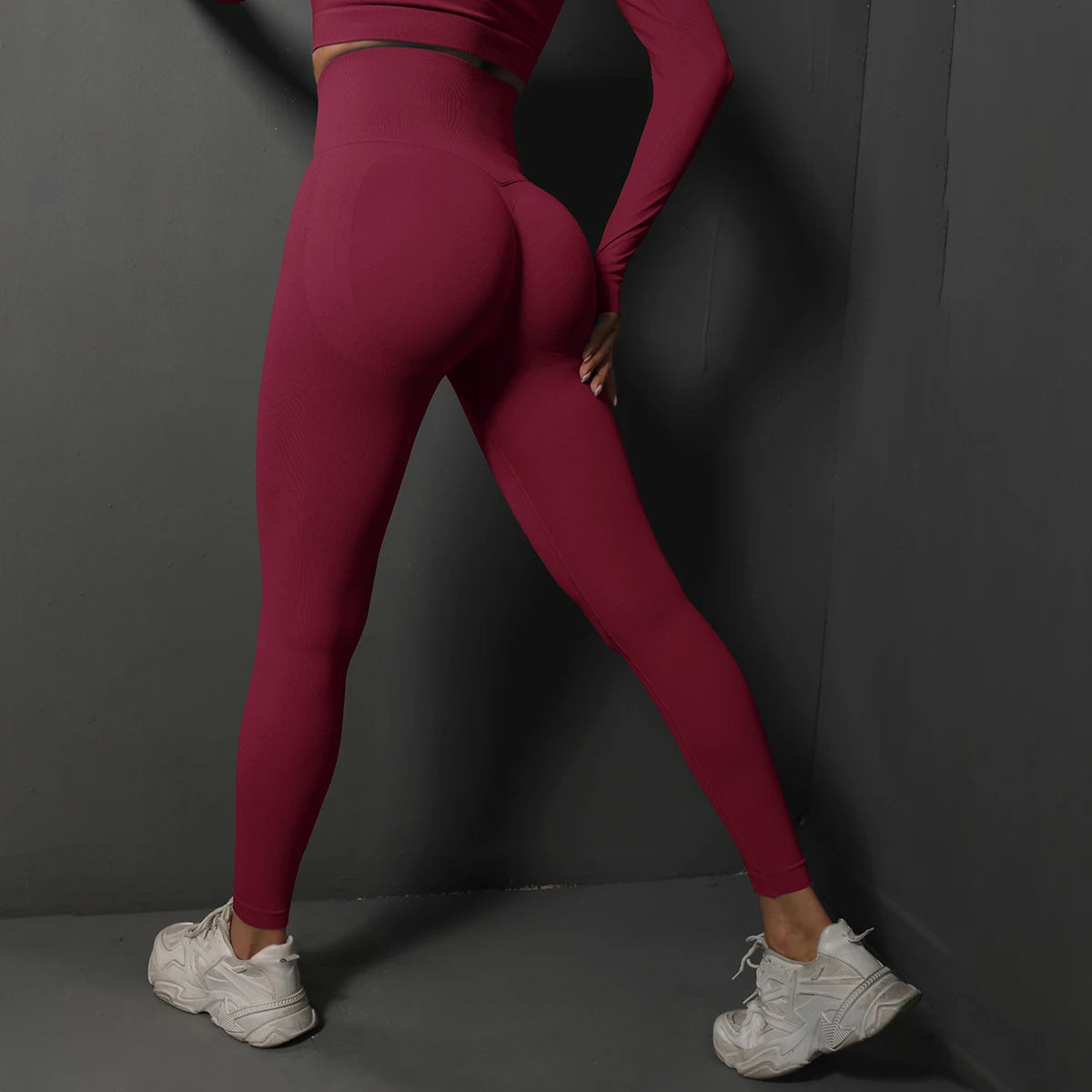 Seamless High Waist Gym Leggings – Booty Lifting Yoga Pants for Women