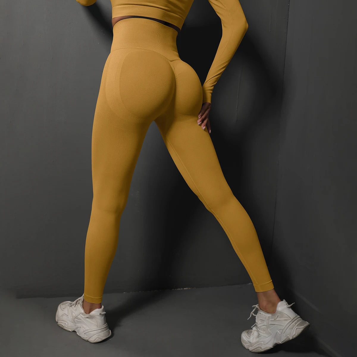 Seamless High Waist Gym Leggings – Booty Lifting Yoga Pants for Women