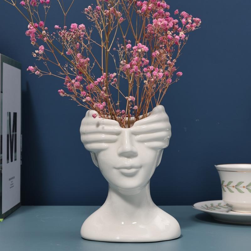 Human Body Ceramic Vase – Nordic Art Home Decoration