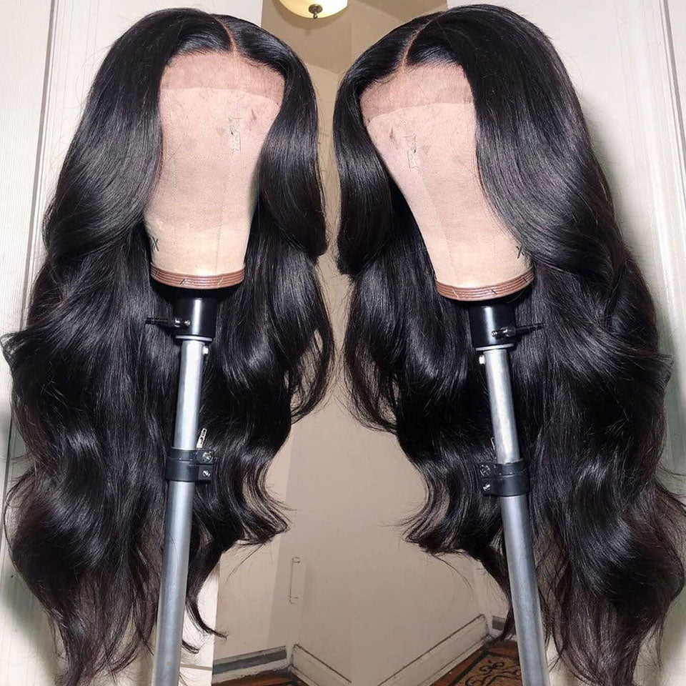 Body Wave Lace Front Wig – 100% Human Hair, Pre-Plucked