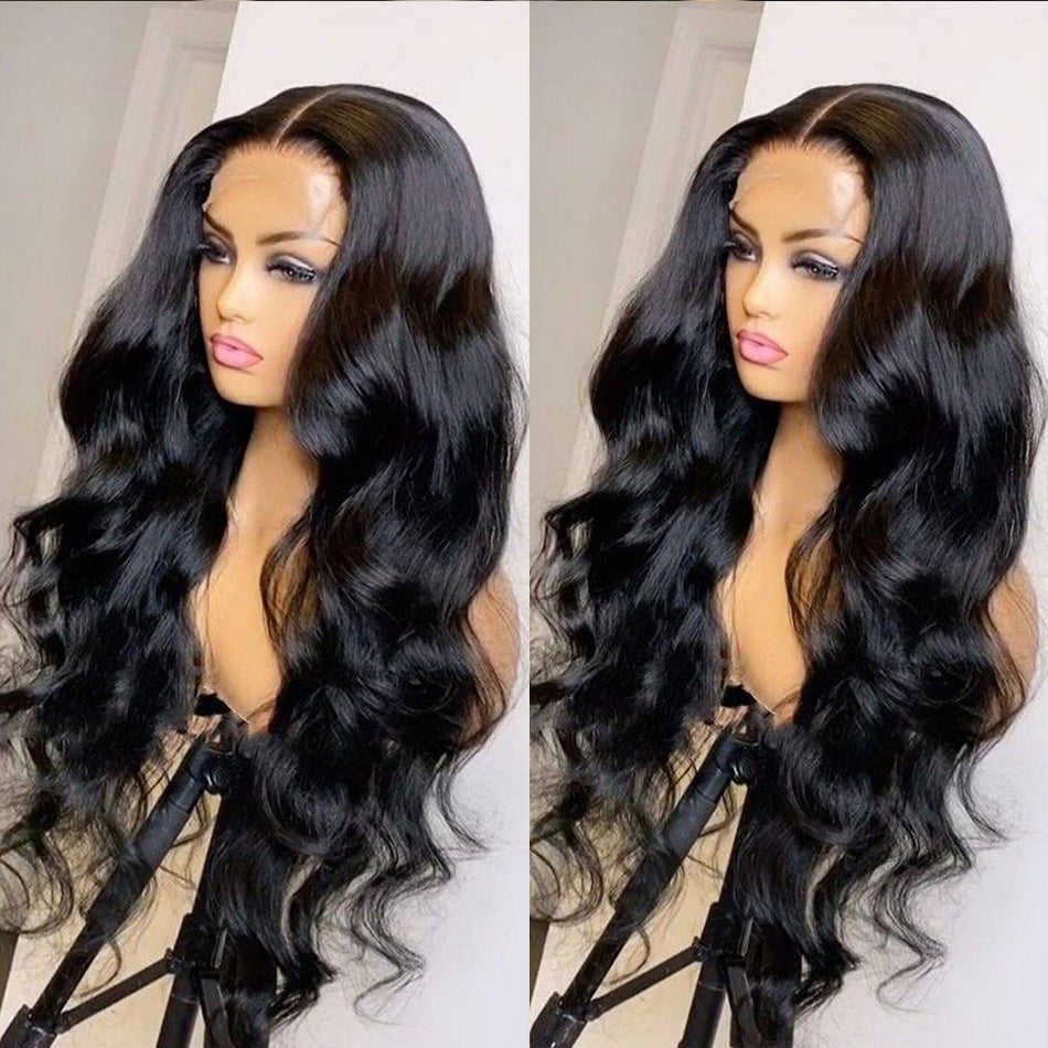 Body Wave Lace Front Wig – 100% Human Hair, Pre-Plucked