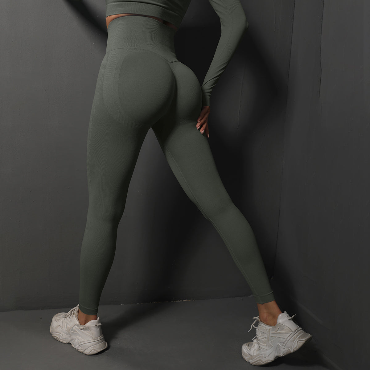 Seamless High Waist Gym Leggings – Booty Lifting Yoga Pants for Women