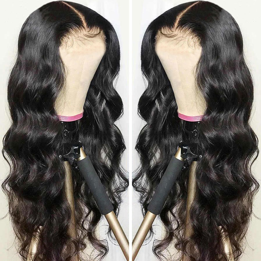 Body Wave Lace Front Wig – 100% Human Hair, Pre-Plucked