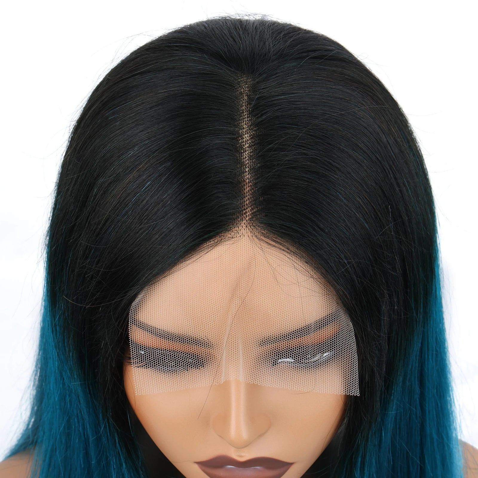4x4 Lace Closure Bob Wig – Straight Human Hair, Ombre Color