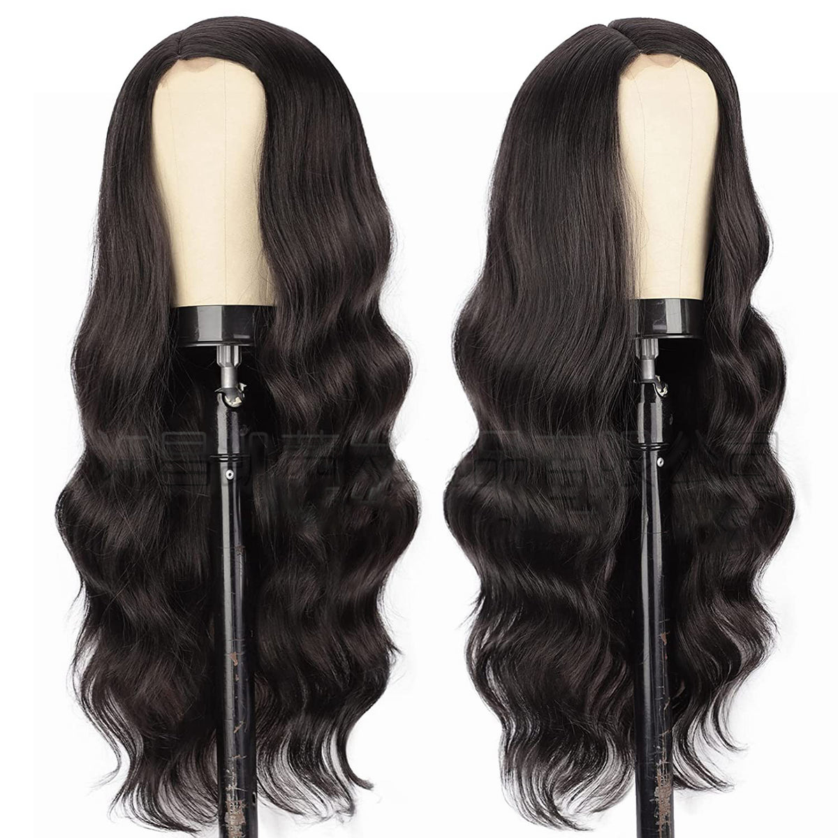 Long Curly Lace Front Wig – Heat Resistant Synthetic Hair for Women