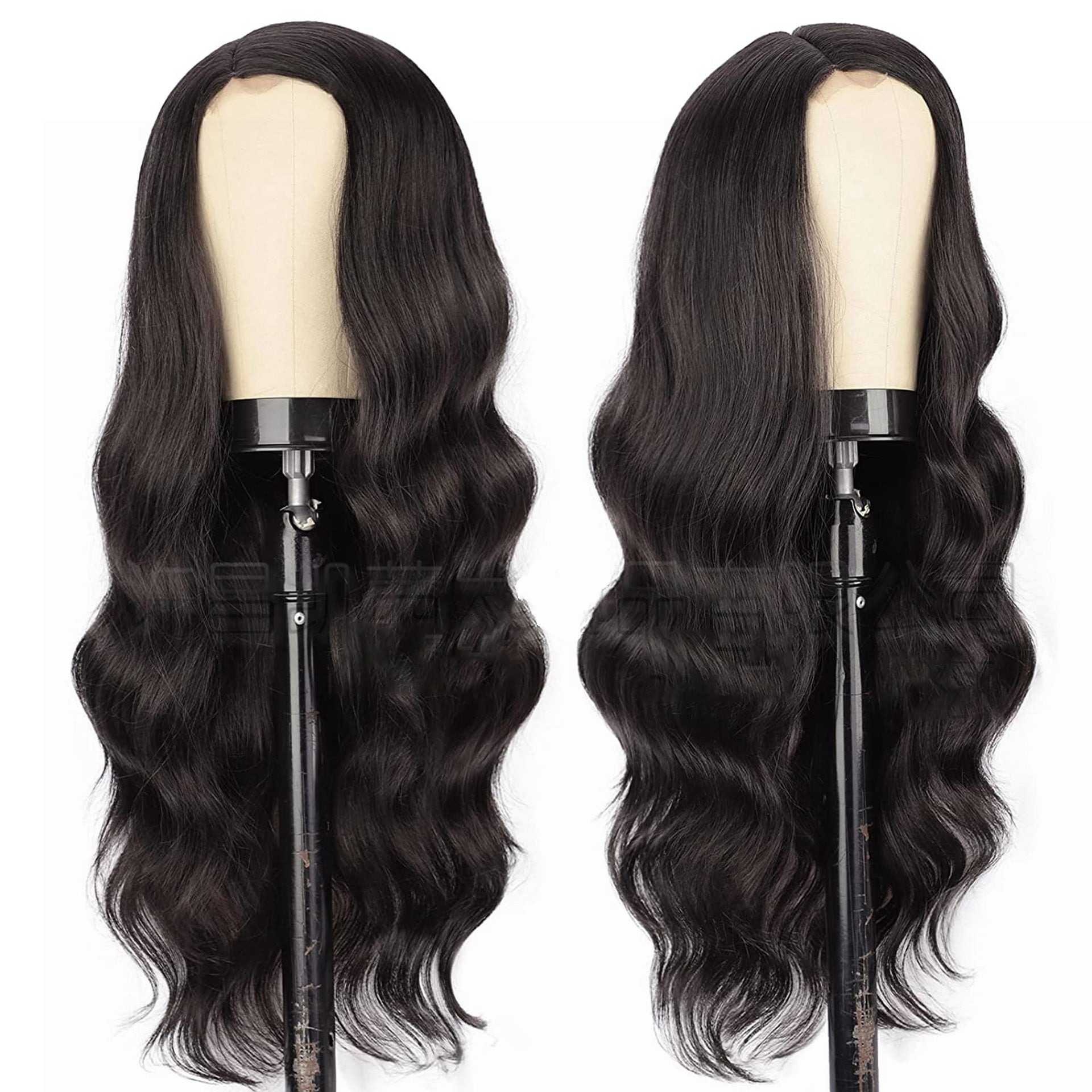 Long Curly Lace Front Wig – Heat Resistant Synthetic Hair for Women