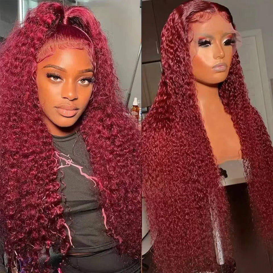 13x4 Lace Front Human Hair Wig – Full Coverage, Long Hair