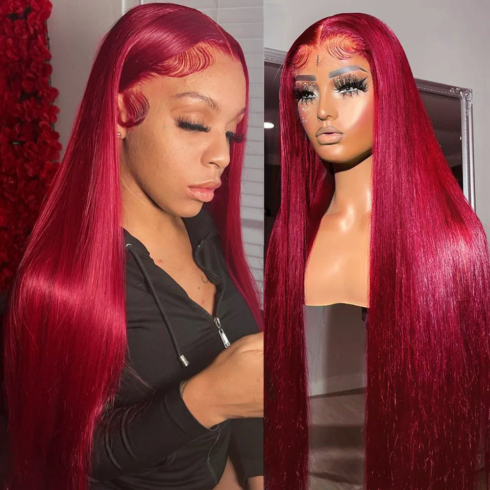 200 Density Straight Human Hair Wig – Full & Natural Look