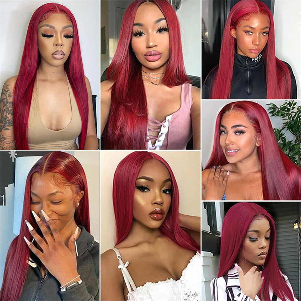 200 Density Straight Human Hair Wig – Full & Natural Look