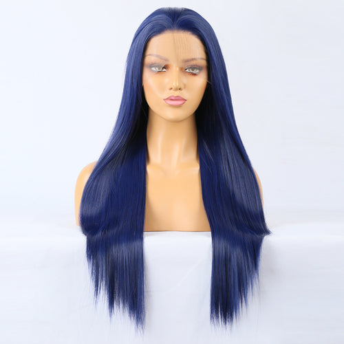 Bone Straight Lace Front Human Hair Wig – Transparent Lace, Glueless