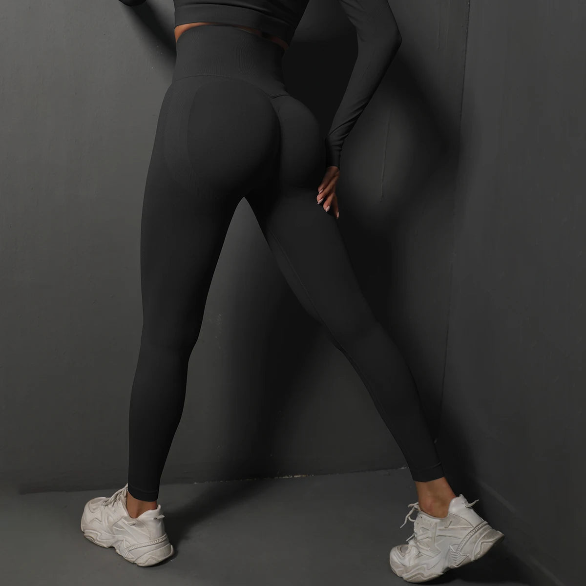 Seamless High Waist Gym Leggings – Booty Lifting Yoga Pants for Women